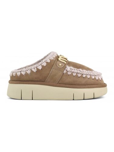 Pink Double-face Sheepskin Bounce Clog - Mou - Modalova