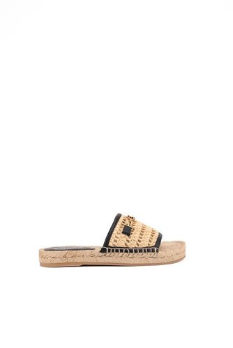 Tod's Leather And Fabric Sandal - Tod's - Modalova