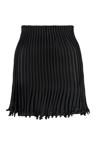 Alaia Black Pleated Short Skirt - Alaia - Modalova