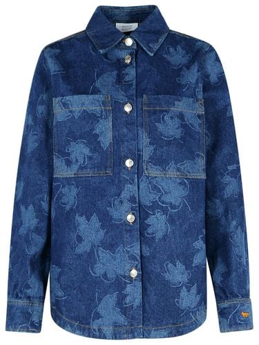 Maison Kitsuné Blue Denim Shirt - Maison Kitsuné - Modalova