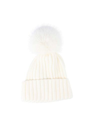 Moncler Beanie With Pon Pon - Moncler - Modalova