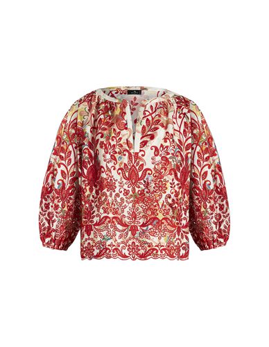 Poplin Blouse With Paisley Print - Etro - Modalova