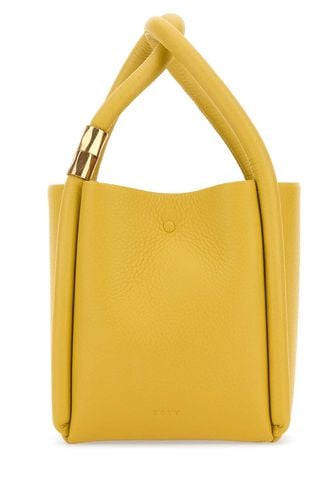Mustard Leather Lotus 12 Handbag - BOYY - Modalova
