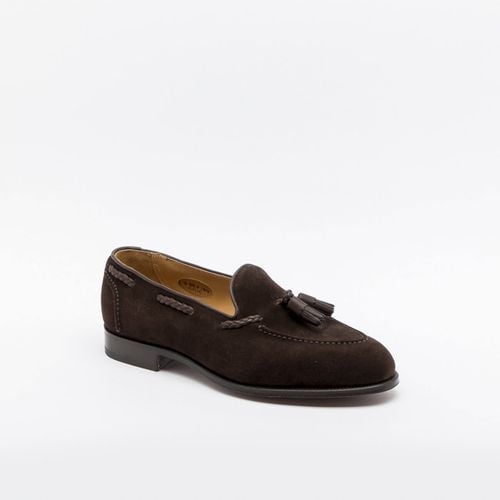 Belgravia Mocca Suede Tassel Loafer - Edward Green - Modalova