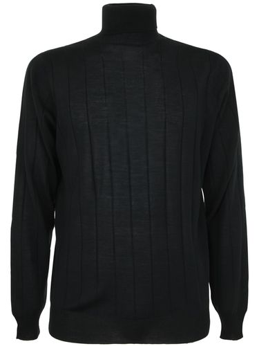 Royal Merino Long Sleeves Turtle Neck Sweater - Filippo De Laurentiis - Modalova