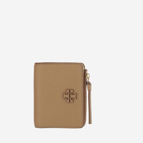 Tory Burch Leather Wallet With Logo - Tory Burch - Modalova