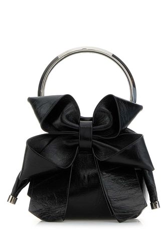 Black Leather Micro Bon Bon Bucket Bag - Jimmy Choo - Modalova