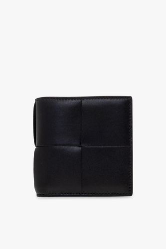 Leather Folding Wallet - Bottega Veneta - Modalova