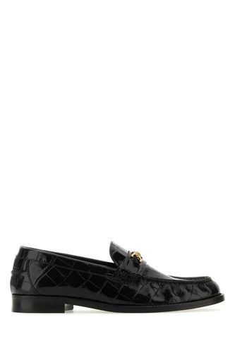 Versace 20mm Calf Leather Loafers - Versace - Modalova