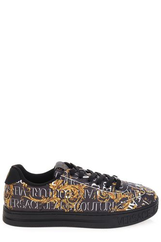 Barocco Printed Lace-up Sneakers - Versace Jeans Couture - Modalova