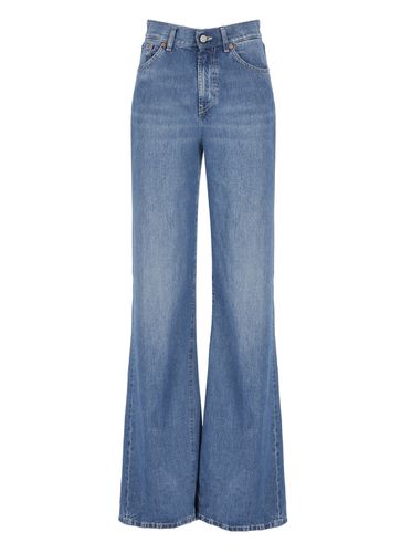 Dondup Blue Flared Jeans - Dondup - Modalova