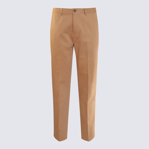 Beige Cotton Pants - Ami Alexandre Mattiussi - Modalova