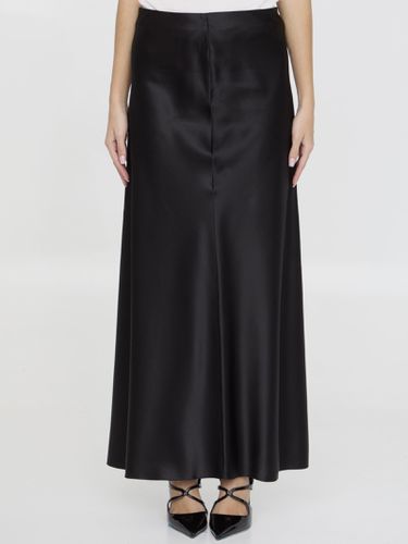 Saint Laurent Satin Long Skirt - Saint Laurent - Modalova