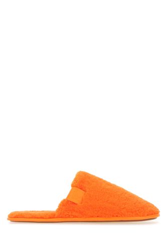 Loewe Fluo Orange Pile Slippers - Loewe - Modalova