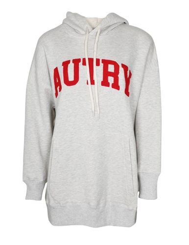 Cotton Hoodie Sweatshirt With Logo - Autry - Modalova