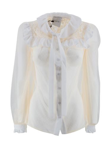 Cote Jennifer Ivory Lace Shirt - Cote - Modalova