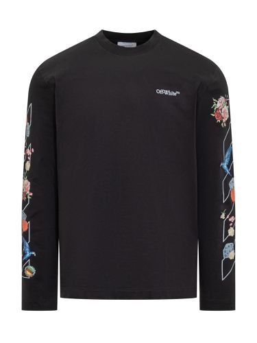 Off-White Fresco Diag T-shirt - Off-White - Modalova