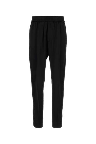 Valentino Garavani Black Satin Pant - Valentino Garavani - Modalova