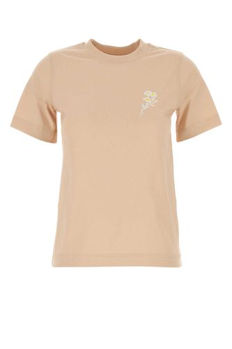 Burberry Peach Cotton T-shirt - Burberry - Modalova