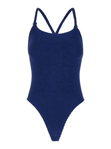 Bette One-piece Swimsuit With Crisscross Straps In Stretch Fabric Woman - Hunza G - Modalova