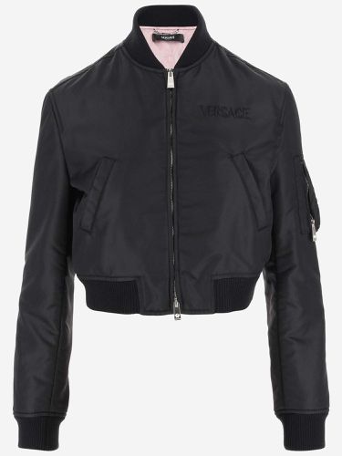 Versace Short Bomber Jacket - Versace - Modalova