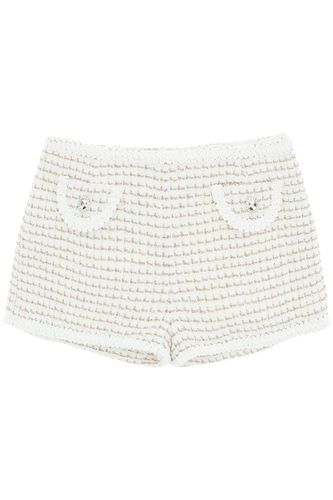 Alessandra Rich Lurex Tweed Shorts - Alessandra Rich - Modalova