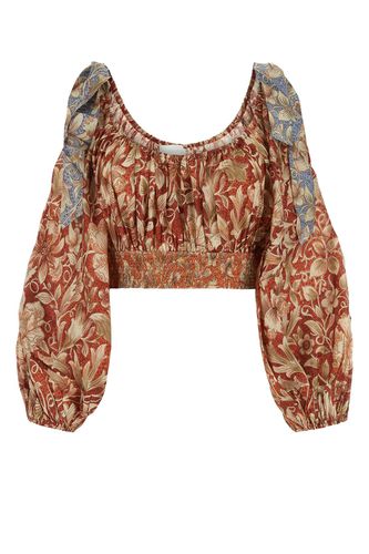 Zimmermann Printed Silk Top - Zimmermann - Modalova