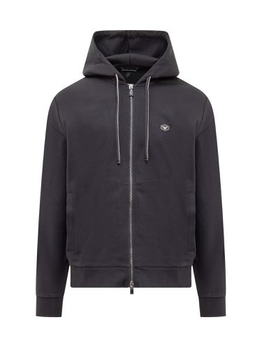 Emporio Armani Zip Up Hoodie - Emporio Armani - Modalova