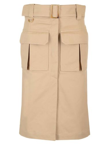 Cotton Gabardine Safari Skirt - Chloé - Modalova