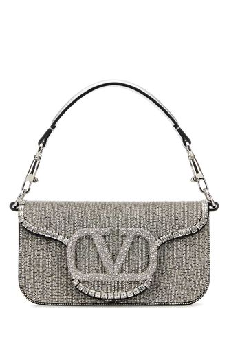 Embellished Leather Locã² Handbag - Valentino Garavani - Modalova