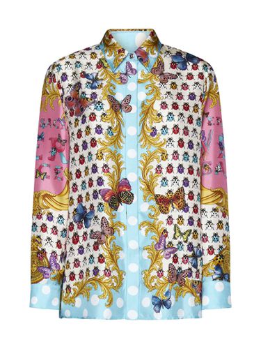 Versace Printed Long-sleeved Shirt - Versace - Modalova