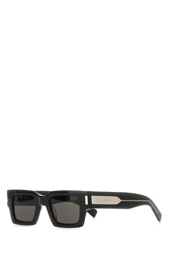 Black Acetate Sl 572 Sunglasses - Saint Laurent - Modalova