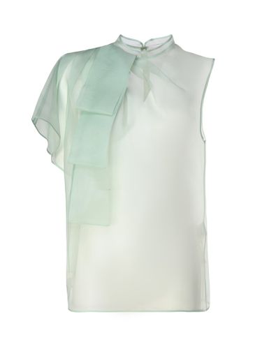 Genny Asimmetrical Top In Silk - Genny - Modalova