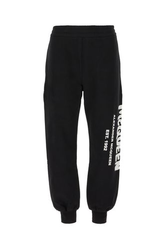 Black Cotton Joggers - Alexander McQueen - Modalova