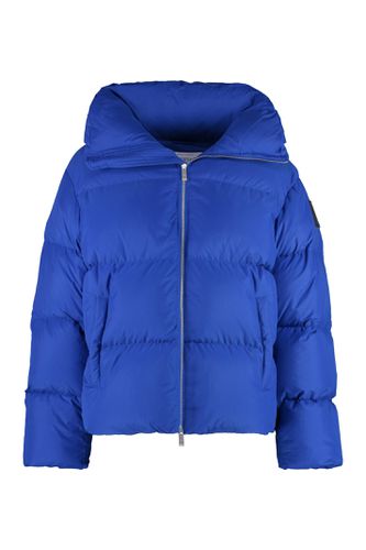 Hooded Full-zip Down Jacket - Off-White - Modalova