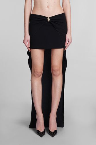 Blumarine Skirt In Black Polyamide - Blumarine - Modalova