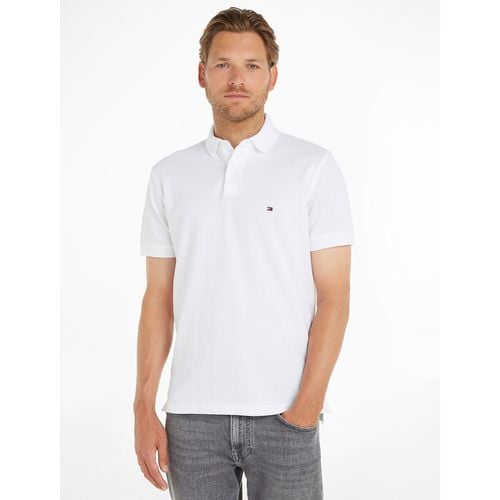 Polo dritta stretch 2 bottoni al collo - TOMMY HILFIGER - Modalova