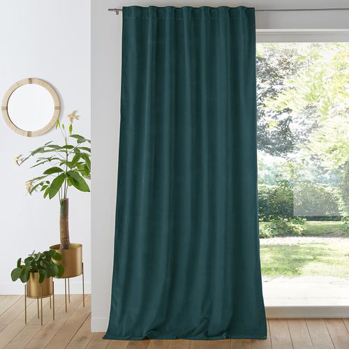 Tenda Termica Velluto Patte Nascoste, Velvet Taglie 220 x 135 cm - la redoute interieurs - Modalova