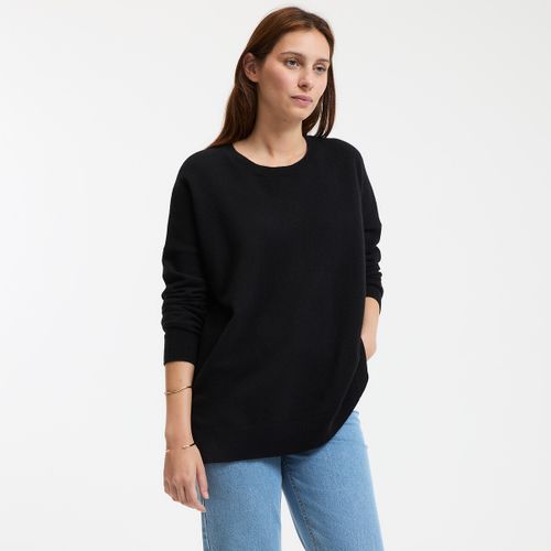 Maglione cachemire girocollo fine maglia volume ampio - LA REDOUTE COLLECTIONS - Modalova