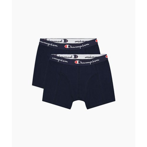 Confezione Da 2 Boxer Tinta Unita Basic Uomo Taglie L - champion - Modalova