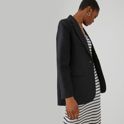 Blazer taglio dritto in lino e cotone, Signature - LA REDOUTE COLLECTIONS - Modalova