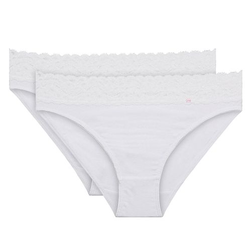 Confezione Da 2 Culotte Coton Stretch Féminine Donna Taglie 40/42 (FR) - 44/46 (IT) - dim - Modalova