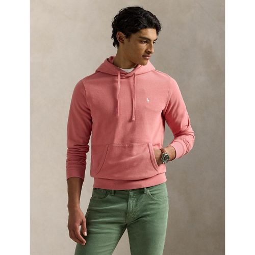 Felpa con cappuccio in loopback terry logo ricamato - POLO RALPH LAUREN - Modalova