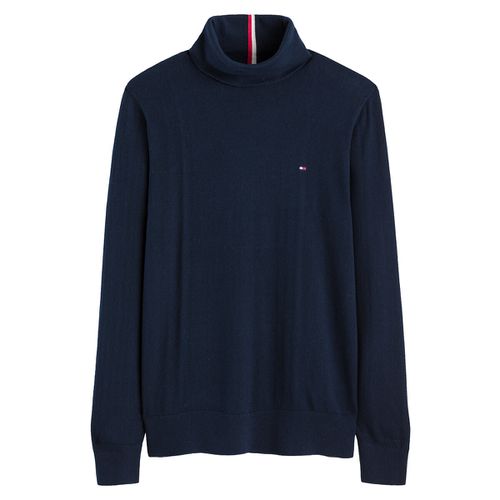 Pull dolcevita in cotone pima e cachemire - TOMMY HILFIGER - Modalova