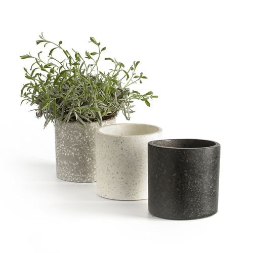 Confezione da 3 vasi in terrazzo Ø12 cm BOHAM - LA REDOUTE INTERIEURS - Modalova