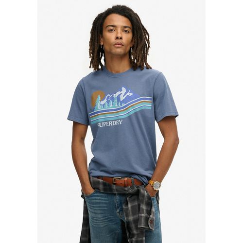 T-shirt Con Stampa Uomo Taglie L - superdry - Modalova