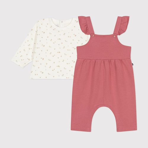 Completo 2 pezzi salopette + t-shirt - PETIT BATEAU - Modalova