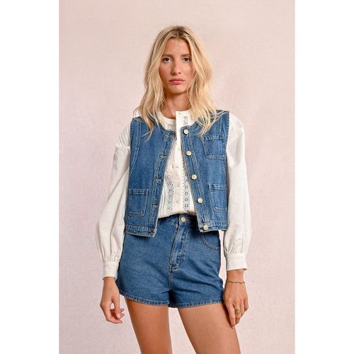 Giacca di jeans senza maniche - MOLLY BRACKEN - Modalova