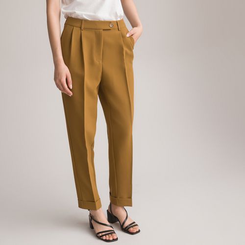 Pantaloni a sigaretta con pinces, vita standard - LA REDOUTE COLLECTIONS - Modalova