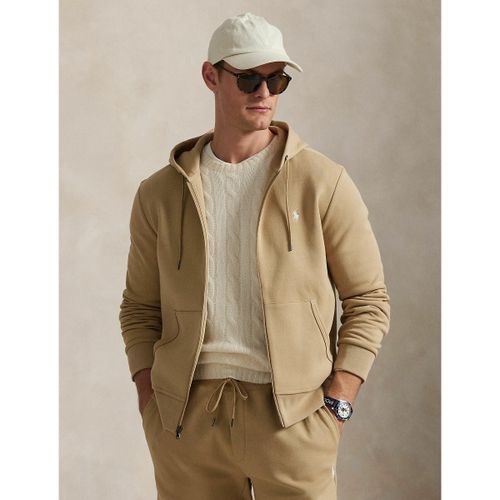 Felpa con cappuccio e zip, maglia doppia - POLO RALPH LAUREN - Modalova